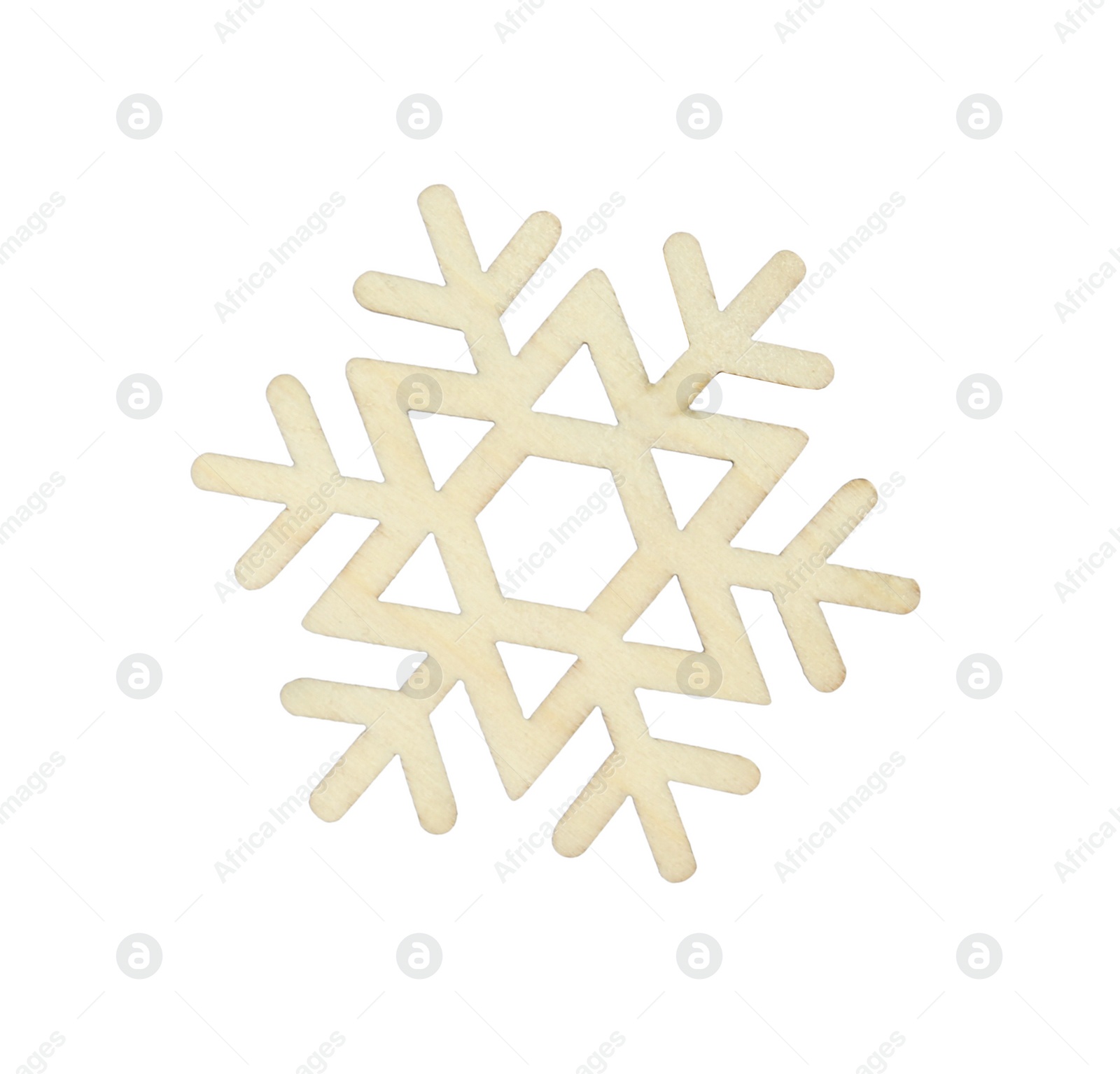 Beautiful snowflake isolated on white. Christmas decoration Photo of Beautiful snowflake isolated on white. Christmas decoration